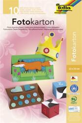 FOLIA Декоративен картон, 2 страници, 22x33 cm, 300 g, 10 листа, FOLIA, смесени цветове 606 (606)