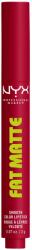 NYX Cosmetics Fat Matte Smooth Color Lipstick 17 Scarlet Snuggles, 2 g