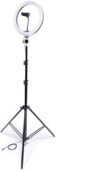 Kik Lampa circulara de machiaj selfie cu suport 60 Watt - 26 cm diametru (KX6824)