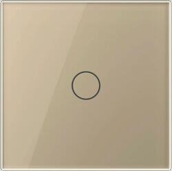 LIVOLO Intrerupator Simplu cu Revenire Contact Uscat cu Touch LIVOLO - Serie Noua (Negru) (vl-fc1nb-2g-2a)