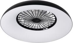 Kanlux 46371 - LED RGBW димируемо осветително тяло с вентилатор PLAVE PAN LED/48W/230V CCT черно + дистанционно управление (KX2738)