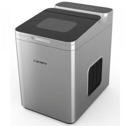 Crown Jégkészítő Crown ICM-625S, 112W, 12 kg/24 óra, 1, 5 L, 2 méret, öntisztítás, R600a, jelzők, rozsdamentes acél