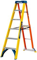 WERNER Многофункционална стълба от фибростъкло Werner AdjustaStep PRO 6 (08075074)