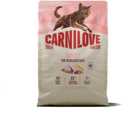 CARNILOVE CARNILOVE TRUE FRESH száraz macskaeledel, pulykahússal, ivartalanított felnőtt macskáknak, minden fajtának, 2 kg