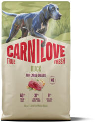 CARNILOVE Carnilove True Fresh Kutyatáp - Kacsa, felnőtt nagy testű kutyáknak, 4 kg