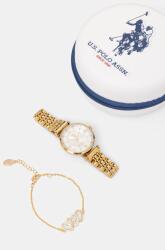 U. S. Polo Assn U. S. Polo Assn. Комплект часовник и гривна дамски HARPER (USP6393TW)