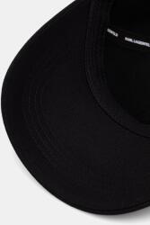 Karl Lagerfeld шапка с козирка дамска от памук IKON (B3W33027)