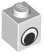 LEGO® Cărămidă 1 X 1 decorată - ochi (4569080)