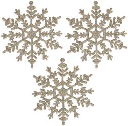 SPRINGOS Ca0754 Karácsonyi Díszek "pelyhek" 12 Cm 3 Db (ca0754)