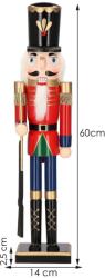 SPRINGOS Diótörő karácsonyi dísz 60 cm (CA0908)