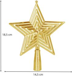 SPRINGOS Ca1199 Karácsonyi Dísz Arany Csillag 14, 5 Cm (ca1199)