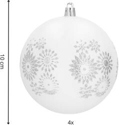 SPRINGOS Ca1429 Karácsonyfa Díszek 10 Cm 4 Db (ca1429)