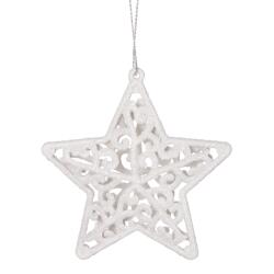 SPRINGOS CA0038 Karácsonyi díszek csillagok 8x8 cm 2 db (CA0038)