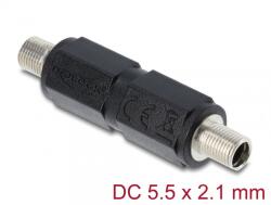 Delock Adaptor cu filet DC 5.5 x 2.1 mm M-M, Delock 90941 (90941)