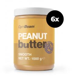 GymBeam Unt de arahide 6 x 1000 g fin