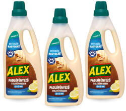 Alex Extra Ragyogás Tisztítószer Fapadlókhoz (3x750 ml)