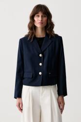 Tommy Jeans sacou cu un singur rând de nasturi pentru femei cu vâscoză 9BY2-KUDZZE_59X (DW0DW22910)