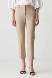 BOSS pantaloni carrot pentru femei, din bumbac cu elastan Tapria-Crop2 PPY2-SPD0W9_80X (50551937)