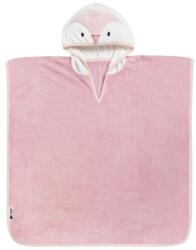 Tommee Tippee Halat de baie tip Poncho Tommee Tippee, (2-4 ani), Pinguinul Penny, Roz (TT0308)