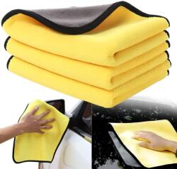 VERK GROUP Autóápoló mikrofiber törlőkendők, 3 darabos szett (27433)