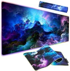 VERK GROUP RGB LED Világításos XXL Gamer Egérpad 90 cm x 40 cm (06267)
