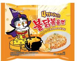Samyang leves Buldak Ramen Hot Chicken Quattro Cheese 145 g Korea (5054)