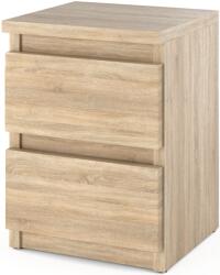 Stiv-Meble Sonoma tölgy éjjeliszekrény 2 fiókkal 30 CM Éjjeli Asztal Nakastlik Kicsi (Szafka nocna Dąb Sonoma Stolik Nocny 30 CM)
