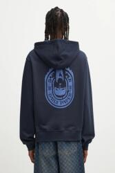 Daily Paper pamut melegítőfelső Candle Label Hoodie - sötétkék L