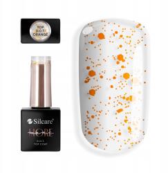 Silcare SILCARE_Mani More Dot top coat körömlakk Orange 10g (5902560557961)