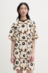 Marimekko nyári pamut ruha - bézs M