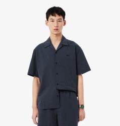 Lacoste Férfi ing Seersucker Noir 42 L (CH2355-4CI)