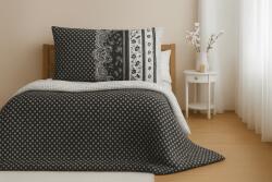  Lenjerie de pat policoton pentru 2 paturi CANZONE BLACK, negru Dimensiune lenjerie de pat: 2 buc 70 x 90 cm | 2 buc 140 x 200 cm Lenjerie de pat