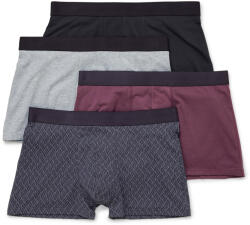 Tchibo - 4 db férfi boxeralsó, szürke/bordó/antracit