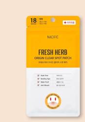 Nacific Plasturi pentru față cu extracte din plante Fresh Herb Origin Clear Spot Patch - 18 buc Masca de fata