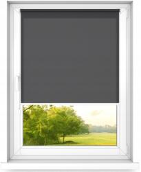 Czas na Rolety Non-invazív roló Szürke Fekete 90 x 130 cm mini basic -gyors szerelés (MINI-BASIC-SZARACZERN-ALLE-90x130)