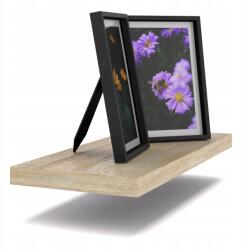 Stiv-Meble Modern Falra Akasztható Polc 40 CM Sonoma Tölgy Könyvespolc Loft Dekoráció (półkaściennawiszącadąbsonoma)