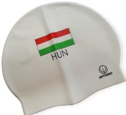 Szi-Zo Neptunus Flag HUN úszósapka fehér (ODN032)