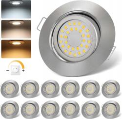  Led süllyesztett spotlámpa cloksh 5W IP44 állítható 12 db fürdőszoba (B0DG97X3VN)
