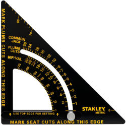 STANLEY Ács derékszög állítható karral 180mm (STHT46056-0)