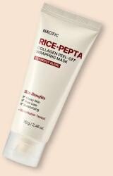 Nacific Peel-off arcpakolás kollagénnel és peptidekkel Rice Pepta Collagen Peel-off Wrapping Mask - 70 g