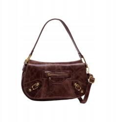 MORANTI Jennifer Maxi Cappuccino bőr női kézitáska (MR-1096-40-Cap)