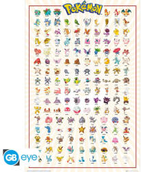 ABYstyle Pokemon maxi poszter 91, 5x61cm Kanto 151 (FP4380)