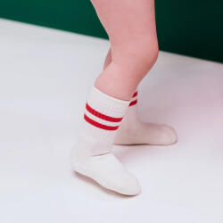 GoBabyGo tapadós sport zokni - piros