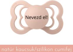 BIBS Névre szóló BIBS Supreme cumi - púderrózsaszín