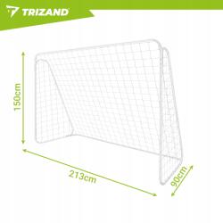 Trizand 27544 focikapu 213 x 150 x 90 cm (Bramka piłkarska 213x150x90cm Trizand)