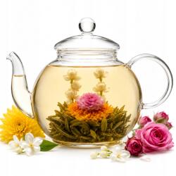 Kuchnia Zdrowia Virágzó Tea Zöld 3 db Jázmin Rózsa Krizantém Kuchnia Zdrowia (GREEN TEA )