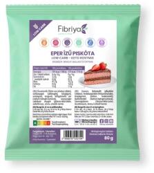 Fibriya Eper ízű Piskóta - low carb, keto rostmix 80g