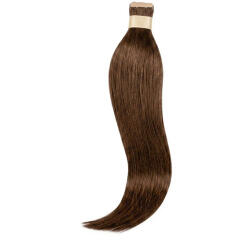 BellaHair TAPE IN Ragasztócsíkos Póthaj Classic Középbarna Színben 55cm (Szín #6) (RT-CL-556)