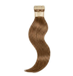 BellaHair TAPE IN Ragasztócsíkos Póthaj Classic Sötétszőke Színben 55cm (Szín #12) (RT-CL-5512)