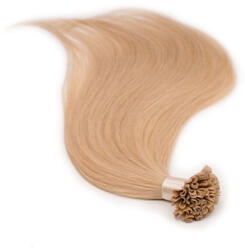 BellaHair Keratinos U-TIP Emberi Póthaj Classic Hőillesztéshez Világosszőke 50cm (Szín #24) (RUT-CL-5024)